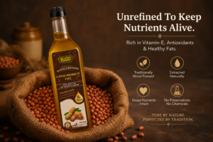 Wood Pressed Groundnut Oil - Waoo Kytchen