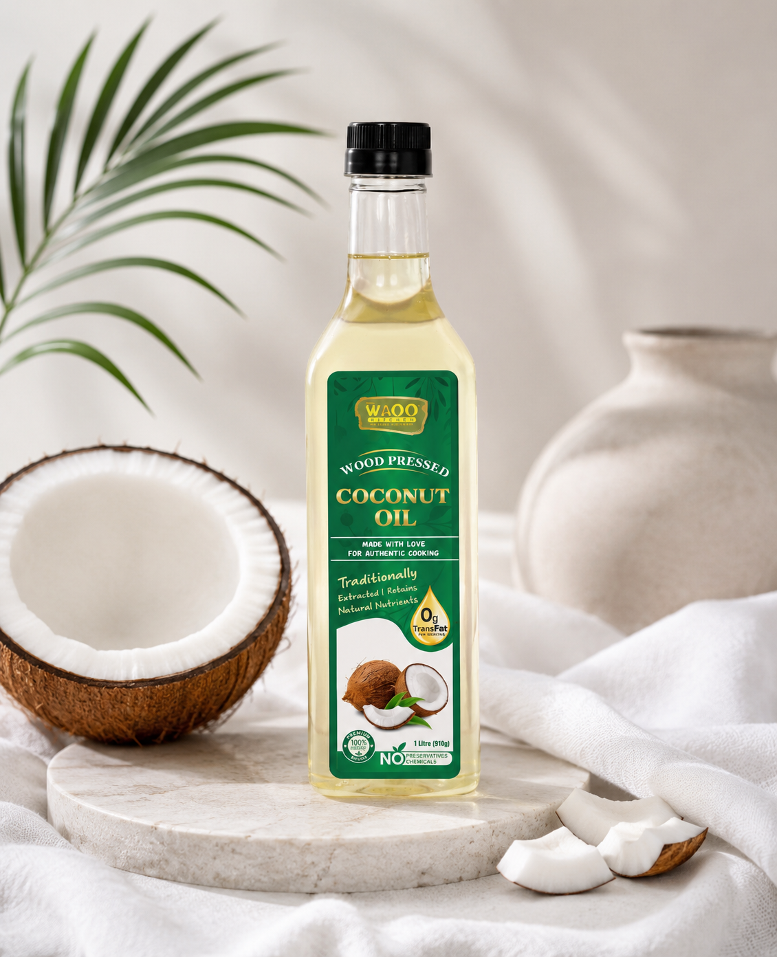 Wood Pressed Coconut Oil Combo Pack Of 2 - Image 2