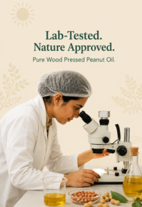 Wood Pressed Groundnut Oil - Waoo Kytchen