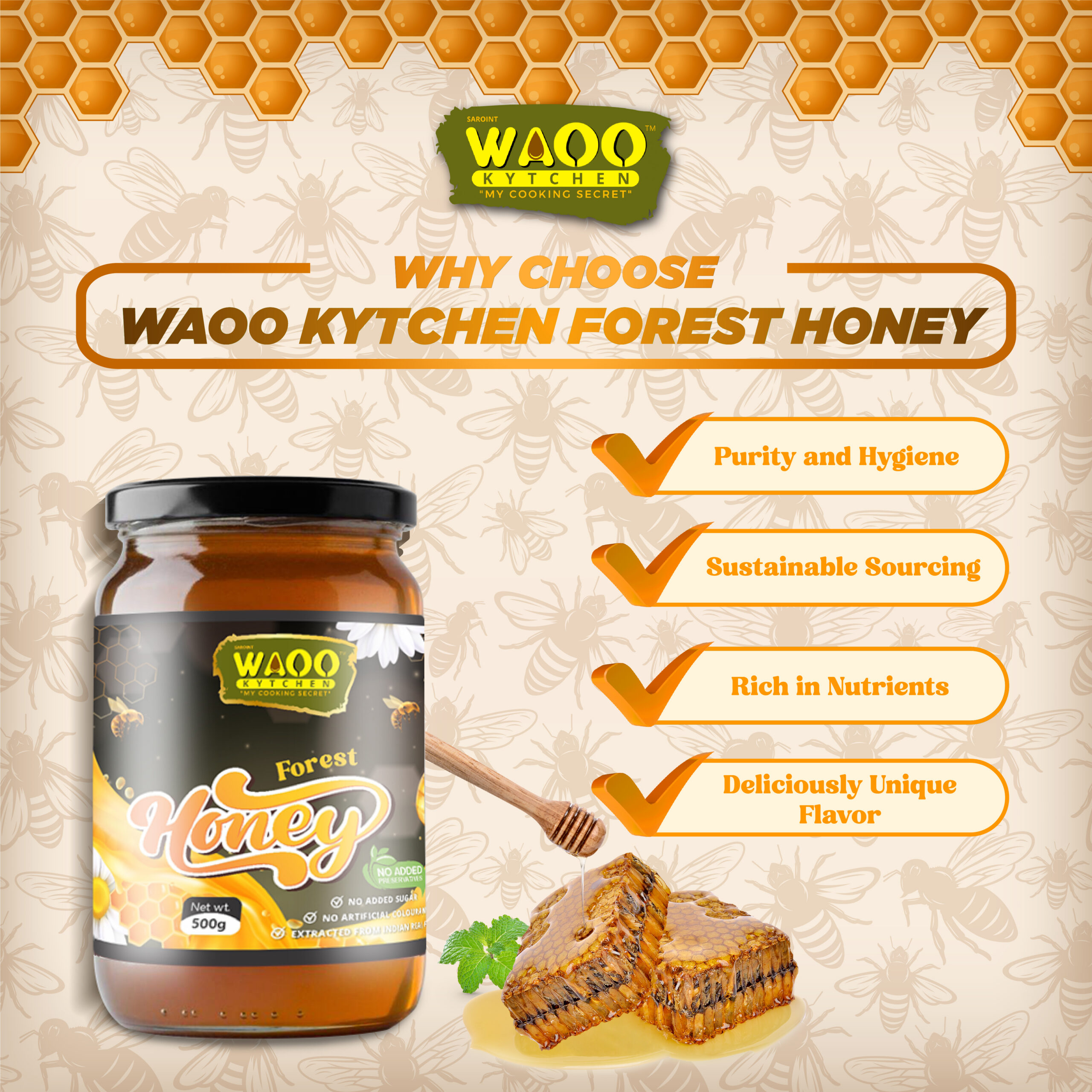 Forest Honey - 500ml - Image 5